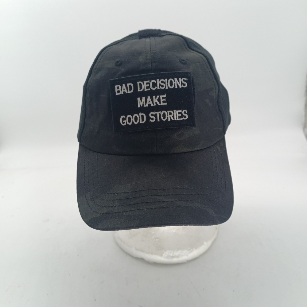 Condor Tactical Mesh Cap Black Multicam Bad Decisions   Patches #16
